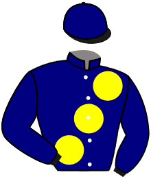 Casaque du n°1 — BLUE RC